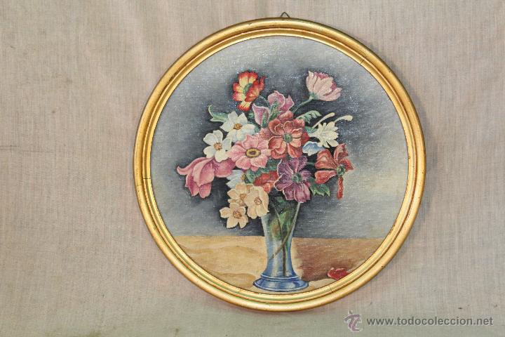 Arte: BODEGON ORIGINAL ANONIMO OLEO-TABLE - Foto 1