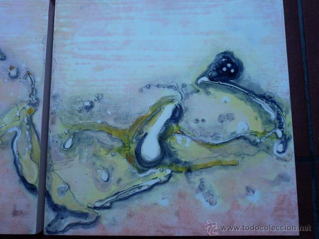 Arte: 2 &oacute;leos abstractos.An&oacute;nimo. - Foto 3