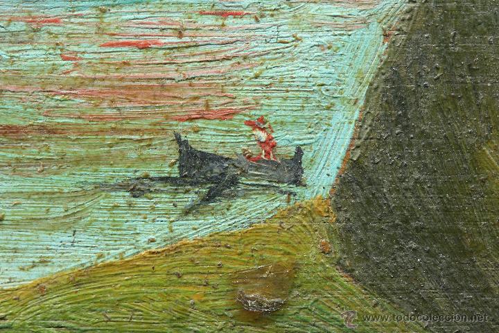 Arte: &Oacute;leo sobre t&aacute;blex. Castillo de Toledo. - Foto 11