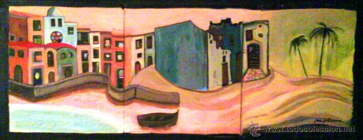 Arte: &oacute;leo sobre tabla, an&oacute;nimo. - Foto 1