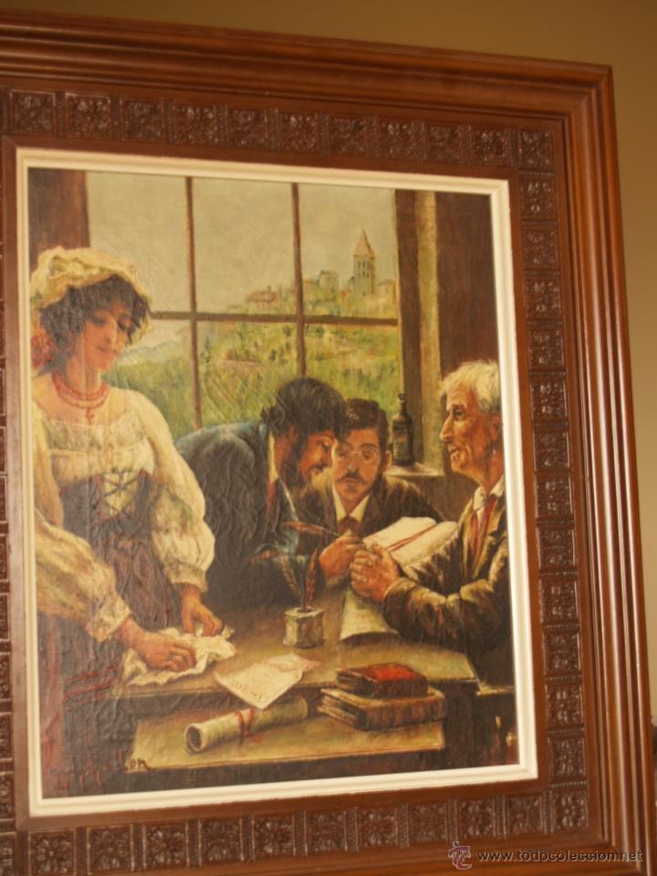 Arte: CONTRATO DE MATRIMONIO / OLEO - Foto 3