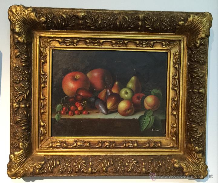 Arte: BONITO BODEGON , OLEO SOBRE TABLA - Foto 1