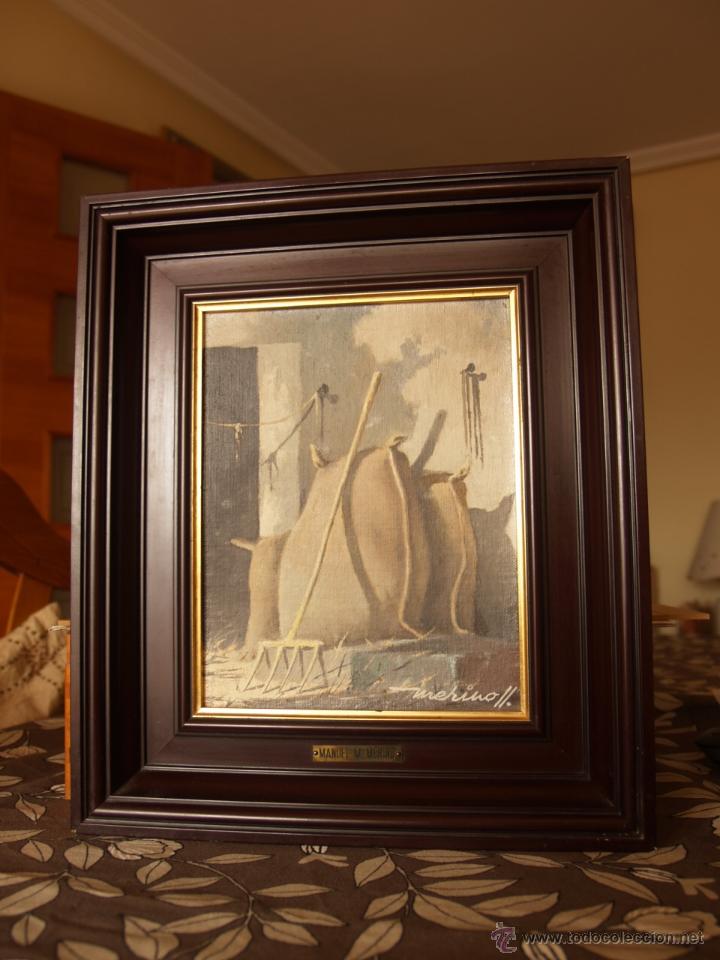 Arte: SACOS Y BIELDA / OLEO DE MANUEL M. MERINO - Foto 1