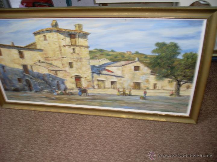 Arte: CUADRO PINTADO A MANO AL &Oacute;LEO - Foto 1