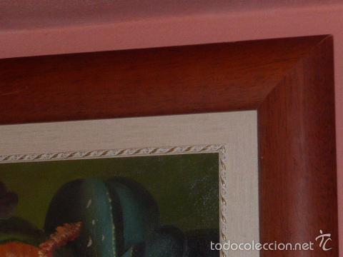 Arte: BODEGON SOBRE LIENZO ENMARCADO, SIN FIRMA - Foto 4