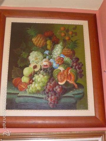 Arte: BODEGON SOBRE LIENZO ENMARCADO, SIN FIRMA - Foto 6