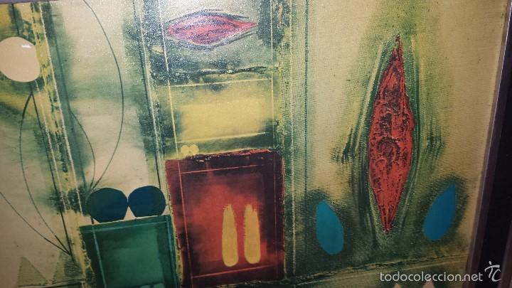 Arte: CUADRO 1974 MARCO ALUMINIO EPOCA - Foto 7