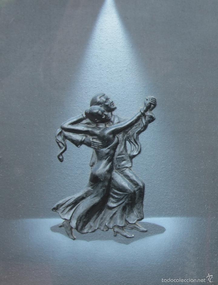 Arte: 4 PINTURAS BAILE -FIGURAS RELIEVE - Foto 4