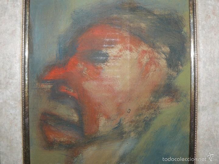 Arte: OLEO / MADERA FDO ALCAL&Aacute; - ROSTRO - Foto 2