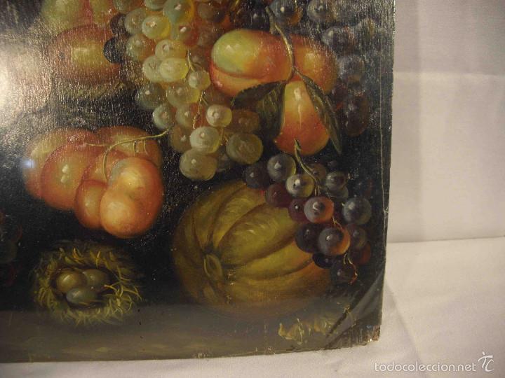 Arte: OLEO SOBRE TABLA BODEGON MELON - Foto 3