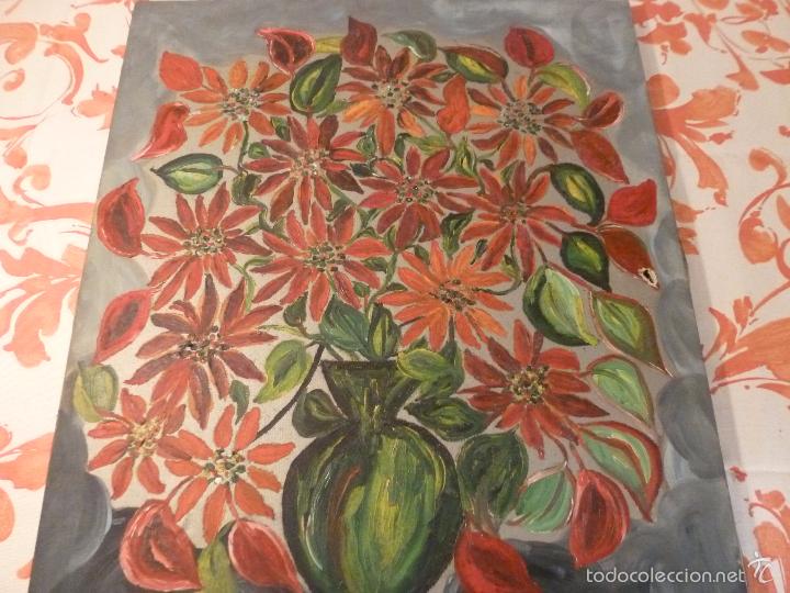 Arte: OLEO SOBRE LIENZO FLORERO - Foto 3