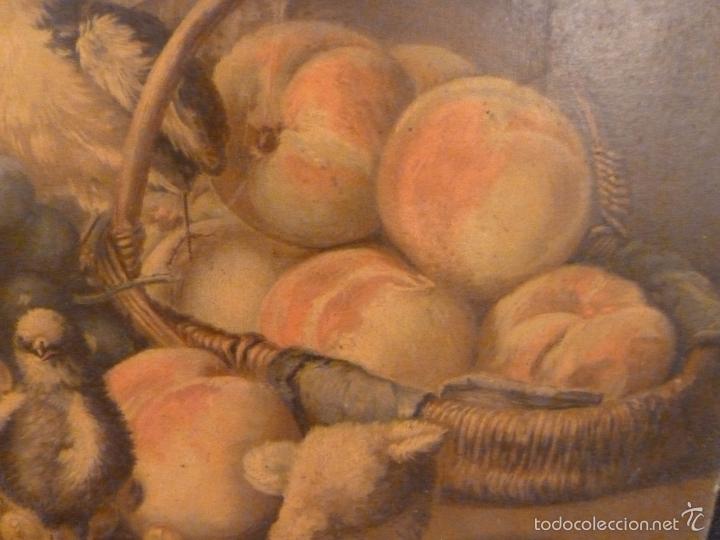 Arte: dos laminas bodegones con frutas - Foto 2