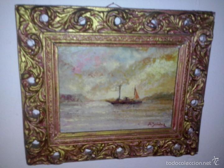 Arte: CUADRO AL OLEO SOBRE TABLA - Foto 1