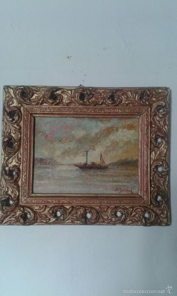Arte: CUADRO AL OLEO SOBRE TABLA - Foto 2
