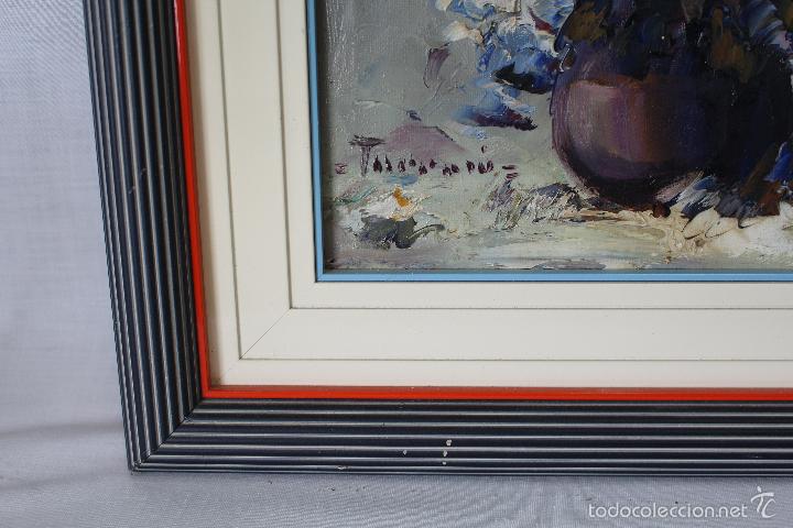 Arte: bodegon original firmado, oleo sobre lienzo - Foto 4