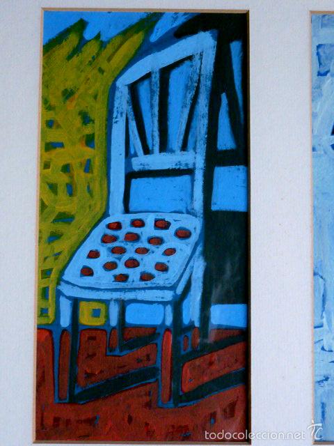 Arte: cuatro &oacute;leos de 10x19 cm cada uno. - Foto 3