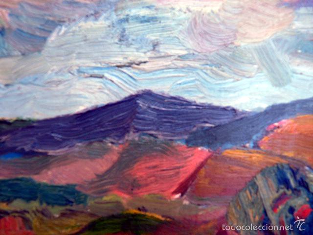 Arte: &oacute;leo sobre tablex.escuela catalana.An&oacute;nimo - Foto 3