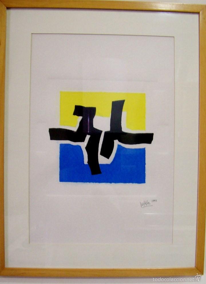 Arte: FELIPE IGUI&Ntilde;EZ OBRA SOBRE CARTULINA ACRILICO FIRMADA Y FECHADA POR EL AUTOR EN 1995 MED 48X33 CM