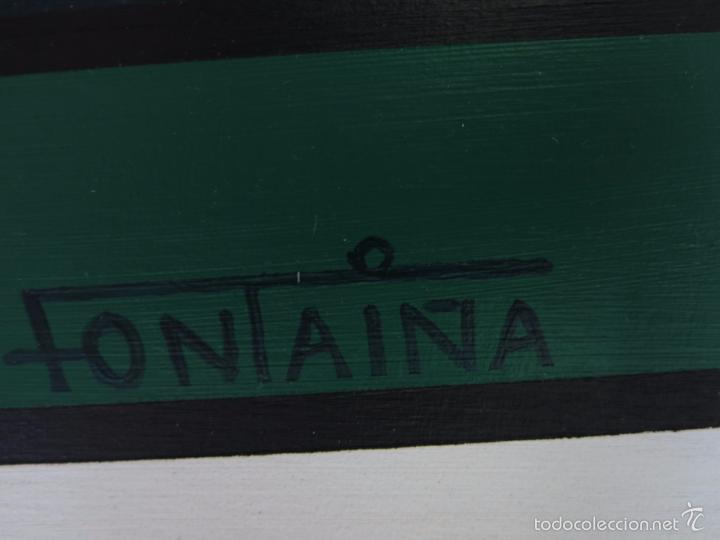 Arte: Fontai&ntilde;a. Menuda viaxe!. Acrilico sobre tabla. - Foto 5