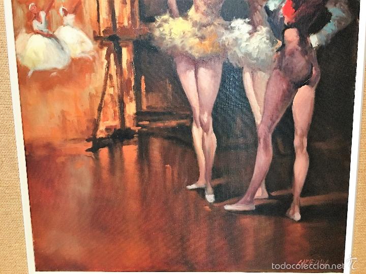 Arte: oleo sobre lienzo BAILARINAS EN DESCANSO - Foto 3