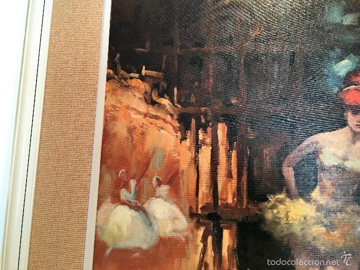Arte: oleo sobre lienzo BAILARINAS EN DESCANSO - Foto 5