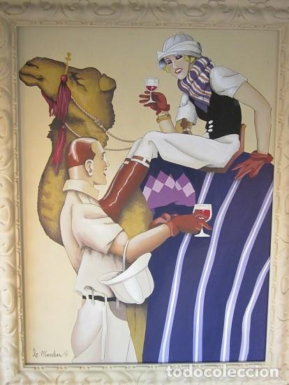 Arte: paseo en camello tomando el aperitivo - Foto 1