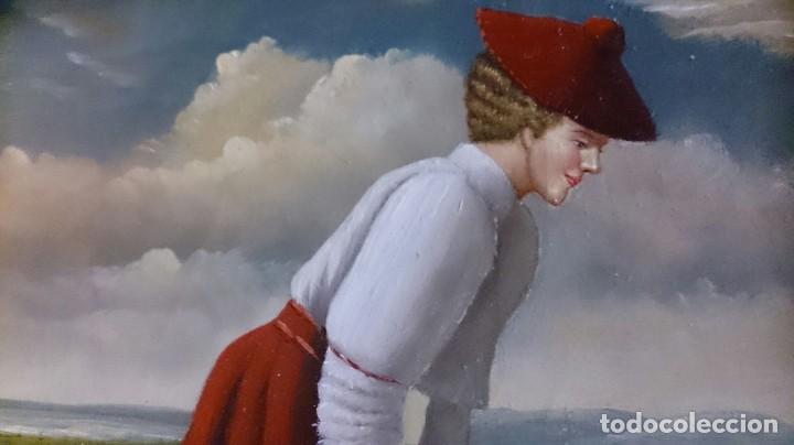 Arte: Pareja de oleos de golfistas - Foto 14