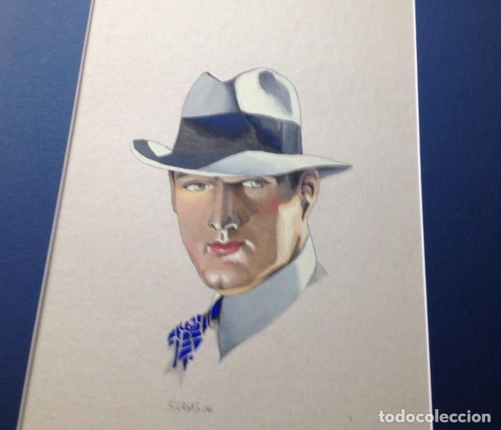 Arte: caballero con sombrero - Foto 1
