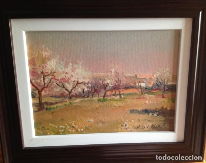 Arte: paisaje con cerezos en flor - Foto 1