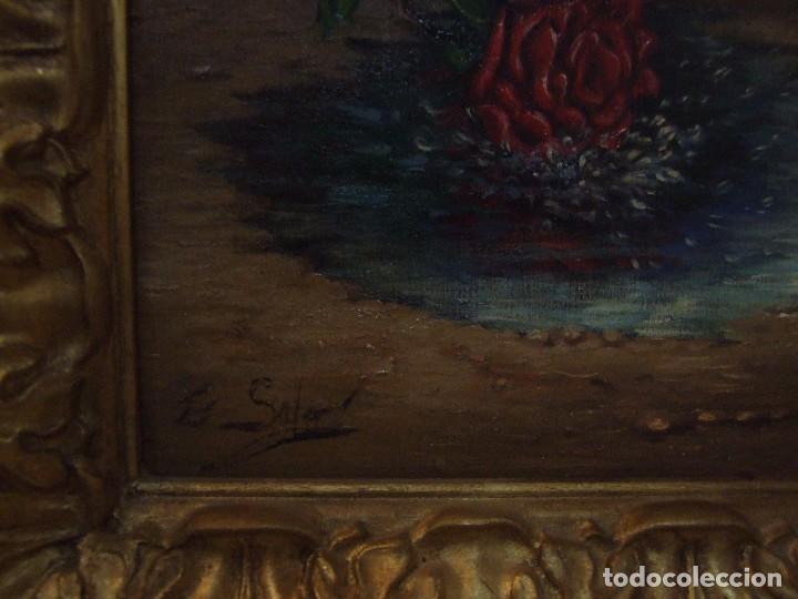 Arte: Oleo sobre tablex. Firmado E. Sala. - Foto 6