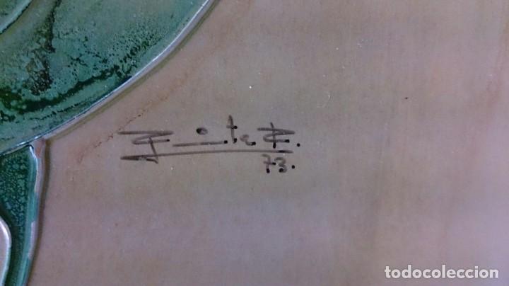 Arte: Flores, tecnca mixta sobre tablex, firmado - Foto 6