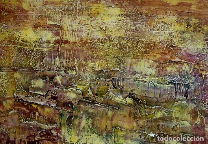 Arte: ELENA TITO NACE EN VILLAJOLLOSA OBRA MATERIALES NATURALES Y TEC/MIXS/MADERA T/PAISAJEII ME122X140 CM