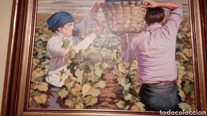 Art: VENDIMIA, ANTONIO ROJO LAMAS, 55x46 oleo/lienzo