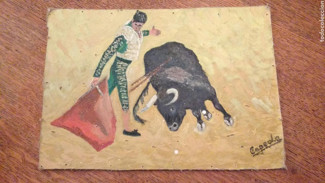 Arte: Cuadro taurino. Firmado