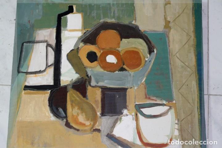 Arte: OLEO SOBRE LIENZO CON BODEGON CUBISTA SIN FIRMA