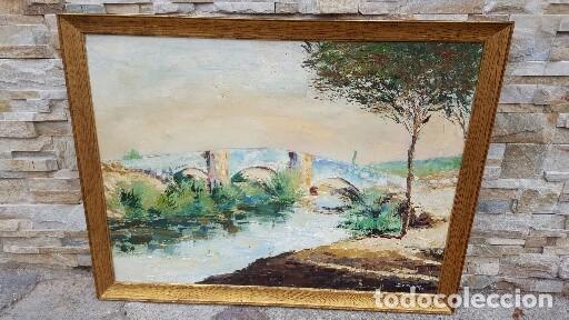 Arte: Paisaje de puente al &oacute;leo - Foto 1