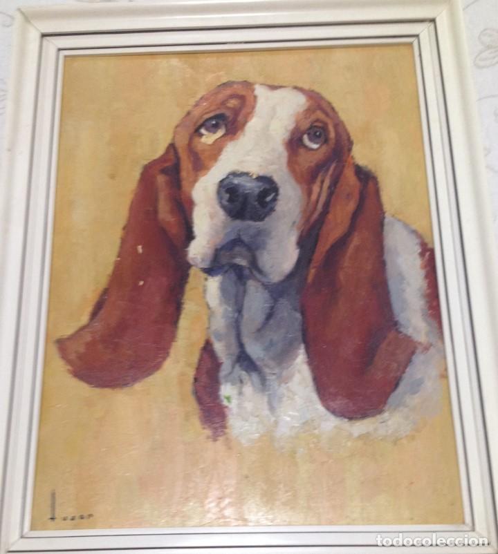 Arte: Perro pintado al oleo - Foto 1