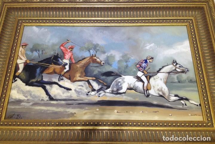 Arte: Equipo de jugadores de polo - Foto 1
