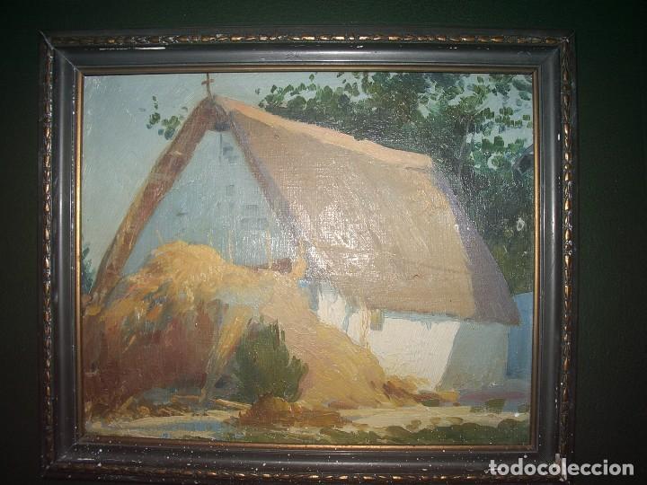 Arte: Oleo sobre Tablilla, BARRACA . - Foto 1