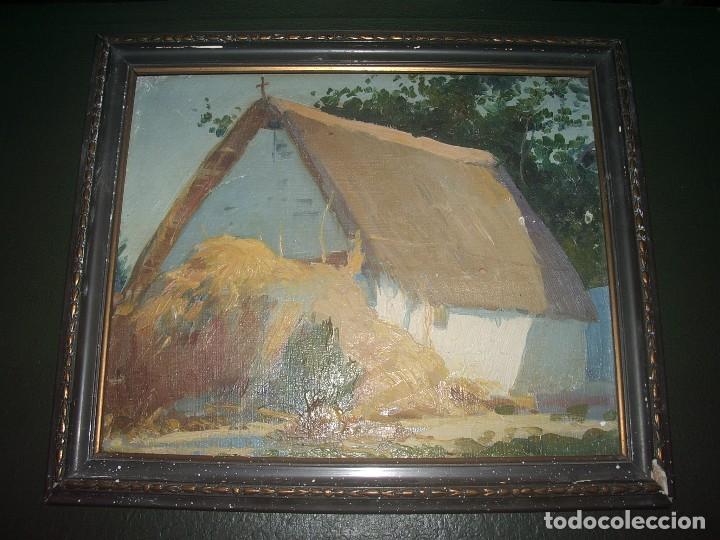 Arte: Oleo sobre Tablilla, BARRACA . - Foto 4