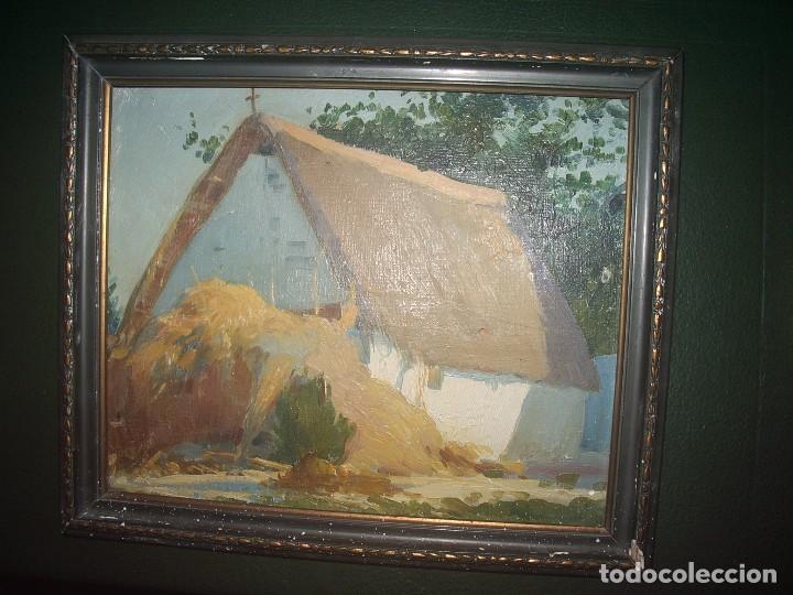 Arte: Oleo sobre Tablilla, BARRACA . - Foto 6