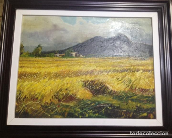 Arte: paisaje campo de trigo - Foto 1