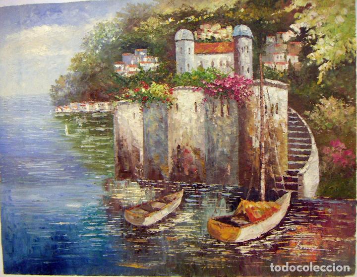 Arte: Oleo original firmado 99X77 cm - Foto 1