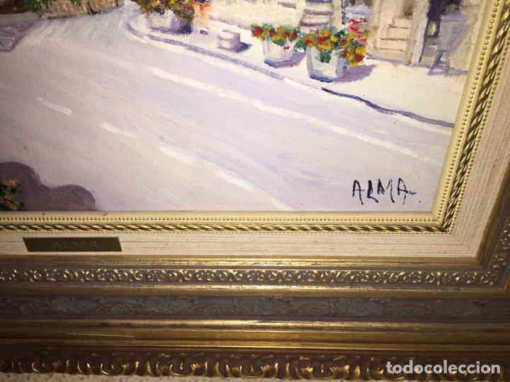 Arte: OLEO SOBRE LIENZO. FIRMADO ALMA. - Foto 3