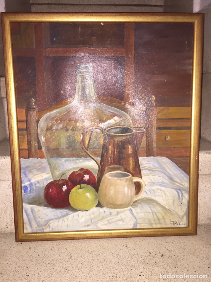 Arte: OLEO SOBRE LIENZO. BODEGON. FIRMADO HT PASCOE. - Foto 1