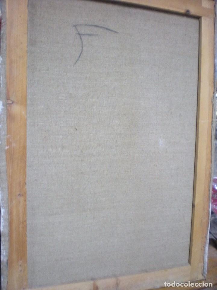 Arte: lienzo, estudiante leyendo, 65x92cm - Foto 6