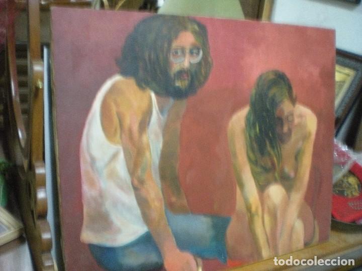 Arte: lienzo, pareja, 81x64cm - Foto 1