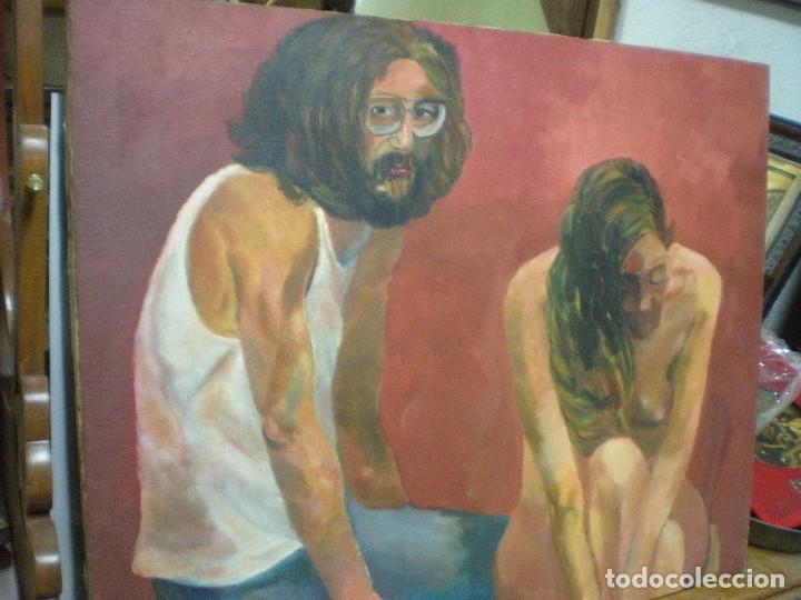 Arte: lienzo, pareja, 81x64cm - Foto 2