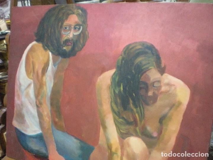 Arte: lienzo, pareja, 81x64cm - Foto 3