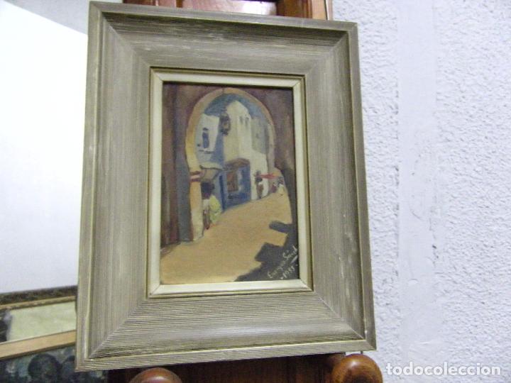 Arte: PUERTA MORA-OLEO EN TABLEX-FIRMADO - Foto 1